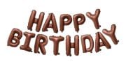 16'' Happy Birthday Çikolata Folyo Balon