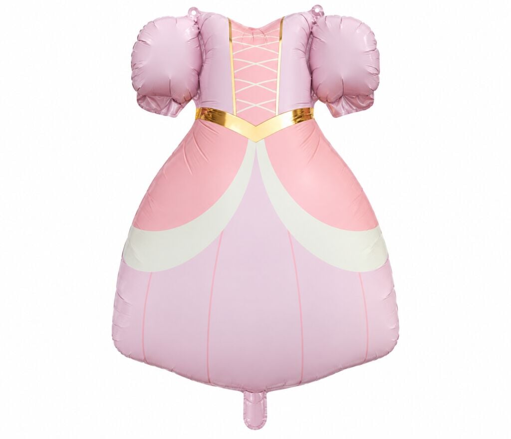 RETRO PEMBE ELBİSE FOLYO BALON 55X73