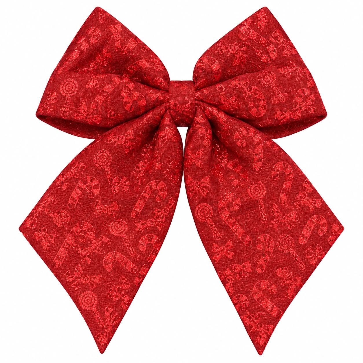 KIRMIZI FİYONK KAPI SÜSÜ 32*40 CM