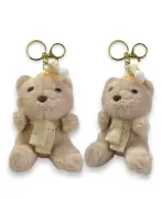 Peluş Ayıcık Anahtarlık 12 Cm Kahverengi 4492