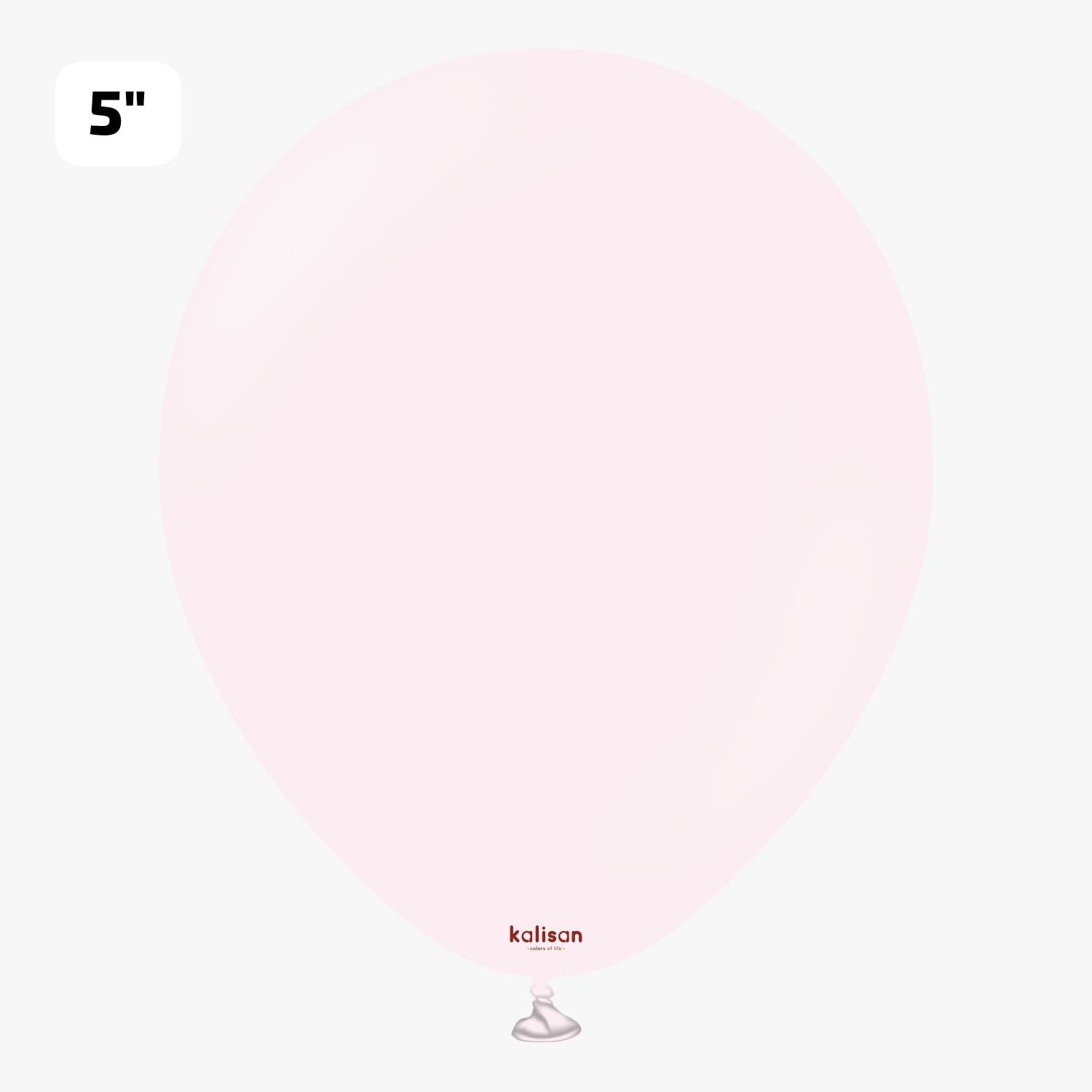 5'' Makaron Pale Pembe 100'lü