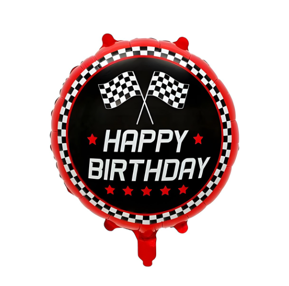 18'' Damalı Happy Birthday Folyo Balon 8569