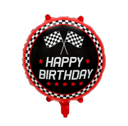 18'' Damalı Happy Birthday Folyo Balon 8569