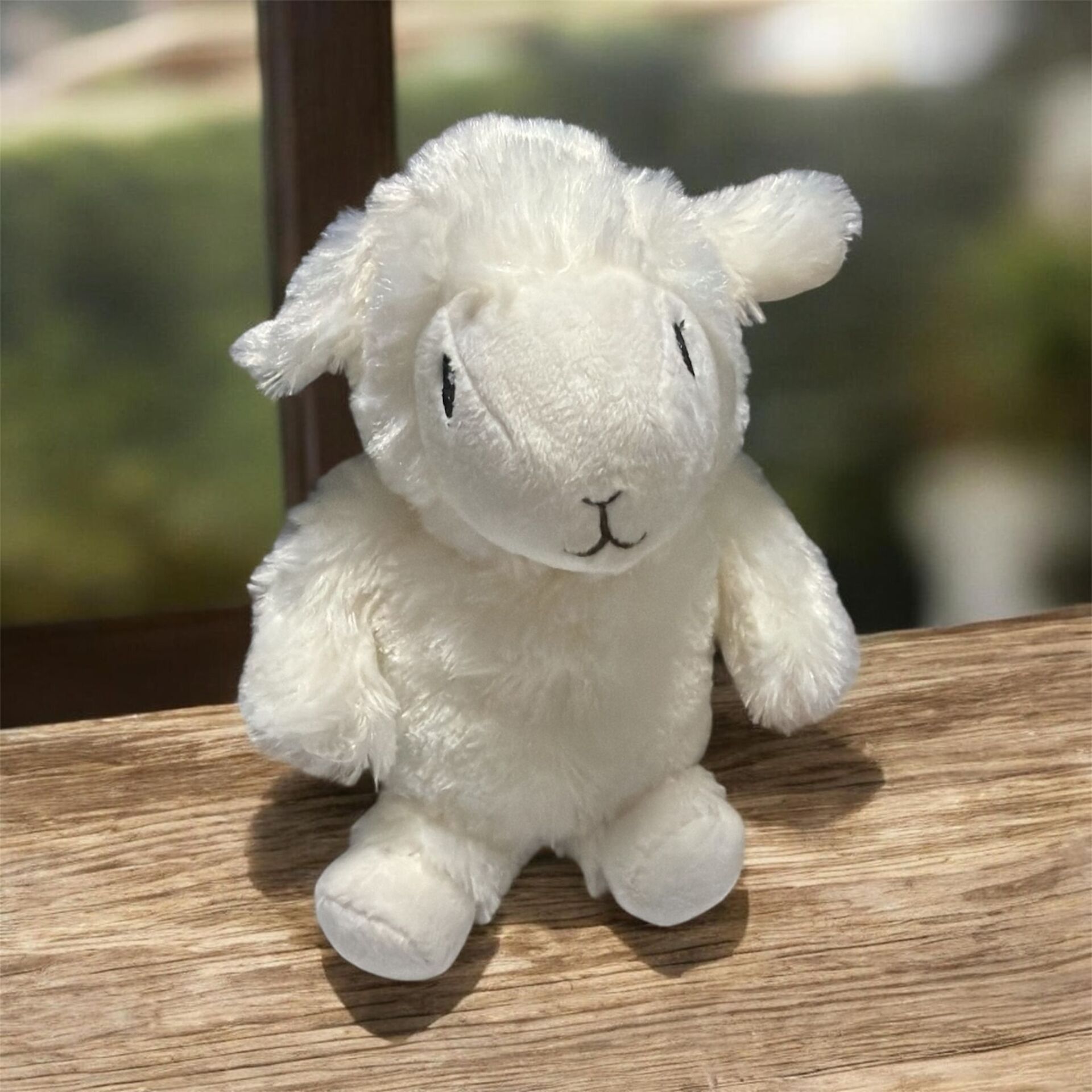 Küçük Peluş Kuzu Ekru