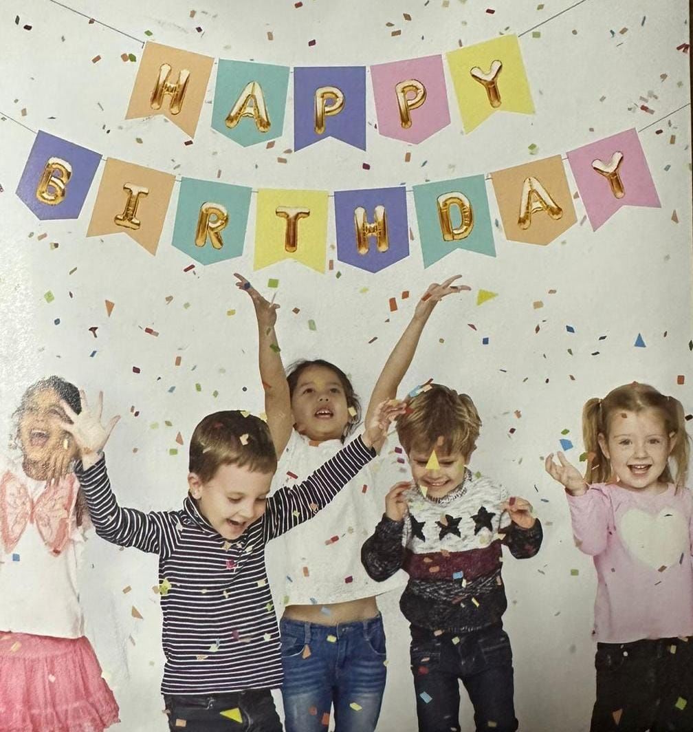 NEW ZARFLI BANNER HAPPY BİRTDAY MACARON GOLD
