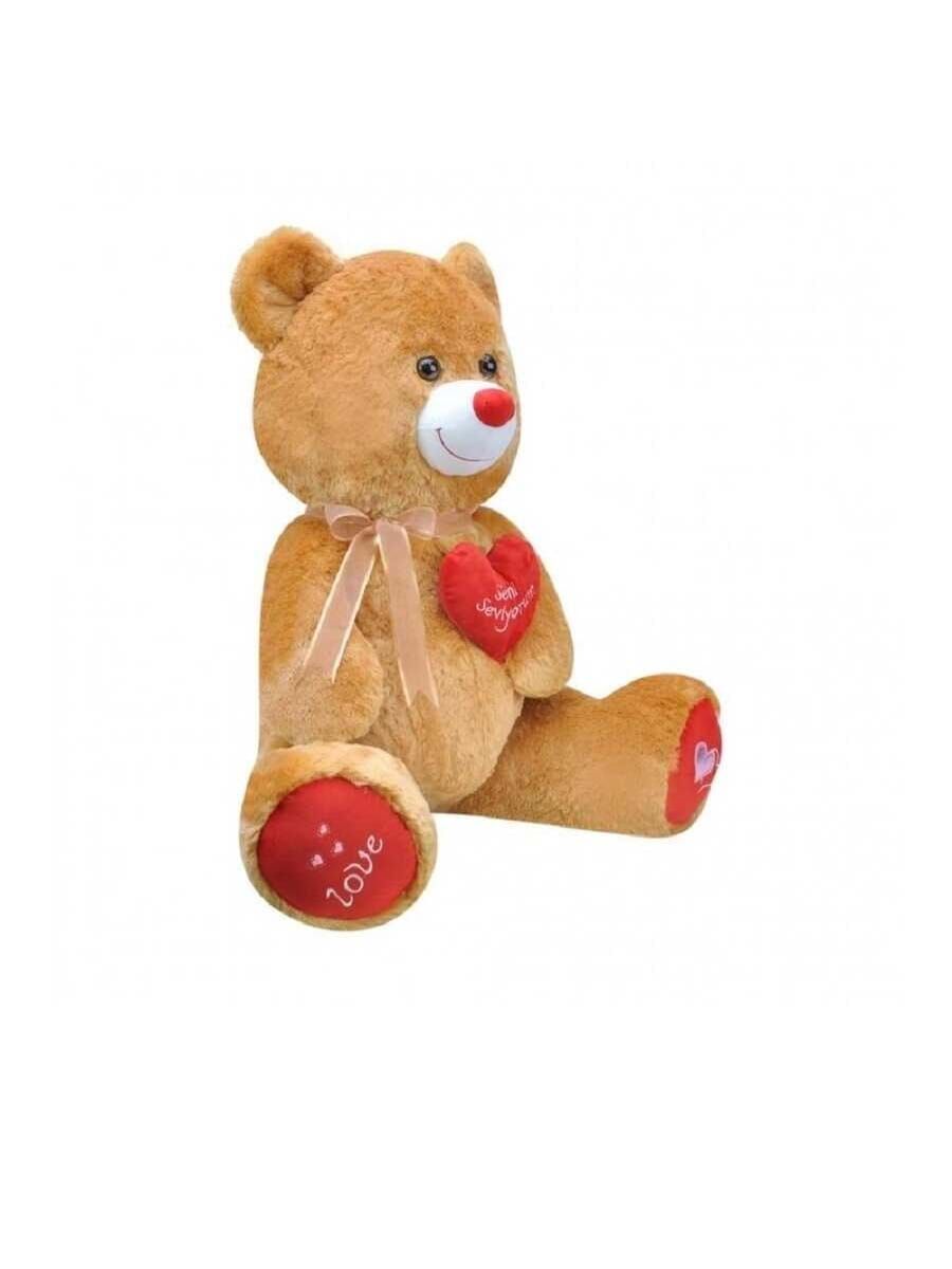 Peluş Yumoş Ayı Koyu Koyu Kahverengi 47 Cm 1030