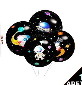 4d Uzay Küre Folyo Balon 60 cm