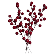 Yılbaşı Lüks Kokina 12 Misket Kırmızı 1 ADET