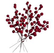 Yılbaşı Lüks Kokina 12 Misket Kırmızı 1 ADET