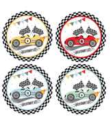 Yarış Arabaları Temalı Tabak 8'li