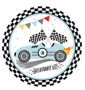 Yarış Arabaları Temalı Tabak 8'li