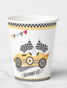 Yarış Arabaları Temalı Bardak 8'li