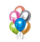 Kutu Kutu Balon Krom Karışık 12'' 50'li