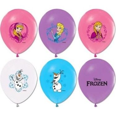 B.E. 4+1 Frozen Baskılı 12'' Pastel Balon 100'lü