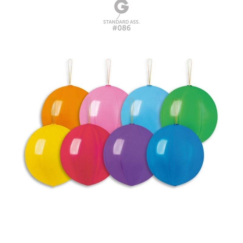 50'Li Paket Punch Balon Gemar 45 cm 18''