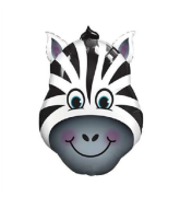 Zebra Folyo Balon 18''