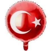 18'' AY YILDIZ BAYRAK FOLYO BALON