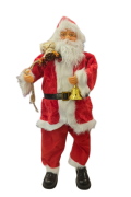 NOEL BABA ÇANLI HAREKETLİ MÜZİKLİ 120CM