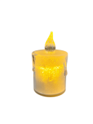 Mum Ledli Tealight Kristal Model 6.5 Cm 4638
