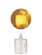 Mum Ledli Tealight Kristal Model 6.5 Cm 4638