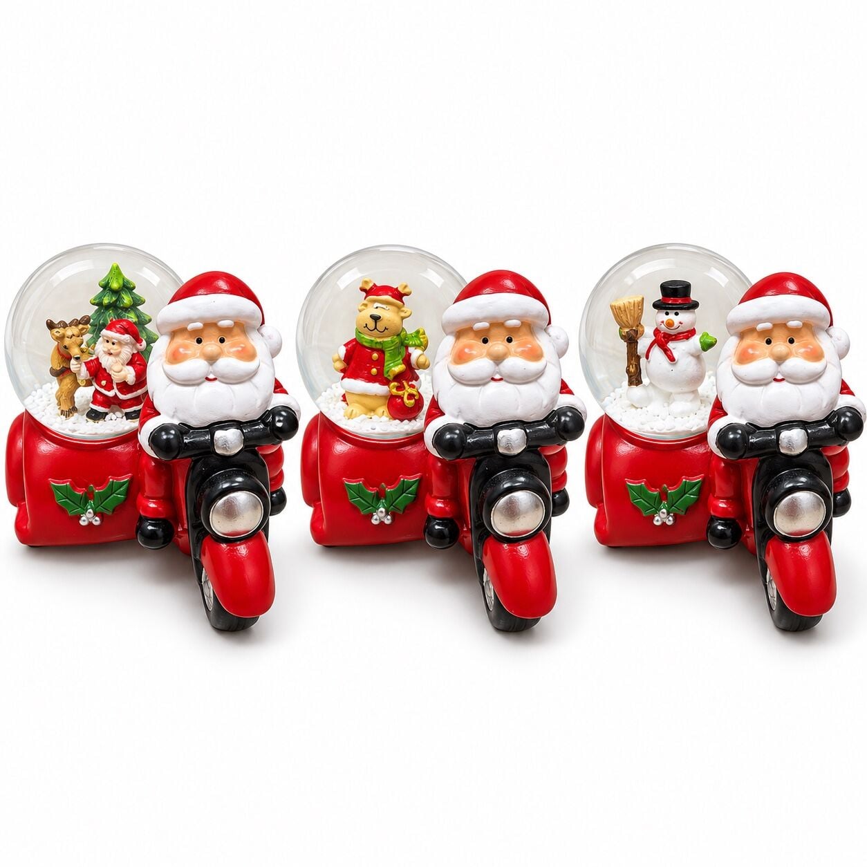 KAR KÜRESİ MOTORSİKLETLİ NOEL BABA