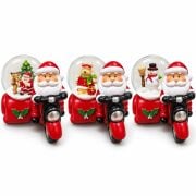 KAR KÜRESİ MOTORSİKLETLİ NOEL BABA