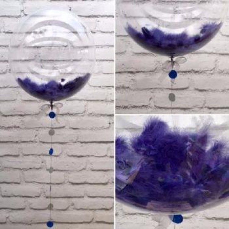 Balon Süsleme Tüy Lacivert