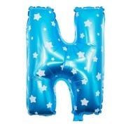 N Harf Yıldız Folyo Balon 16 inç