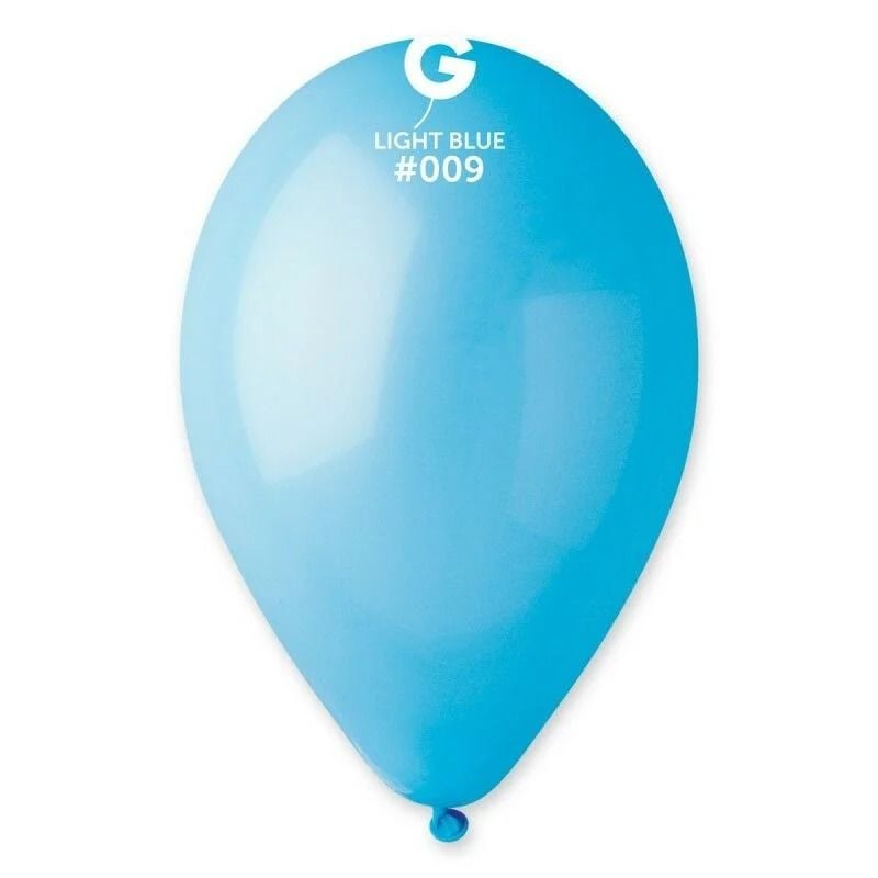 Gemar Pastel Açık Mavi 100'lü paket 26cm / 10'' - Light Blue #009- G90
