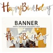 Retro Kaligrafi Banner