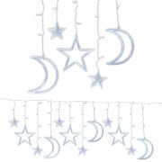 Ramazan Temalı Pilli Perde Led Gün Işığı