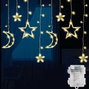 Ramazan Temalı Pilli Perde Led Gün Işığı