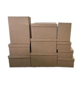 Düz Kraft Dikdörtgen 10'lu Kutu DKKT-05