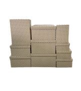 Açık Kahverengi Benekli Dikdörtgen 10'lu Kutu DKKT-06