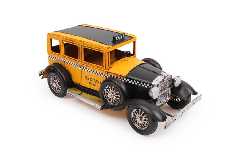 Dekoratif Metal Taxi Araba 33*13 cm