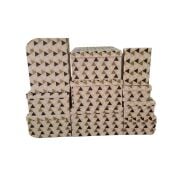 Açık Kahverengi Üçgen Dikdörtgen 10'lu Kutu DKKT-064