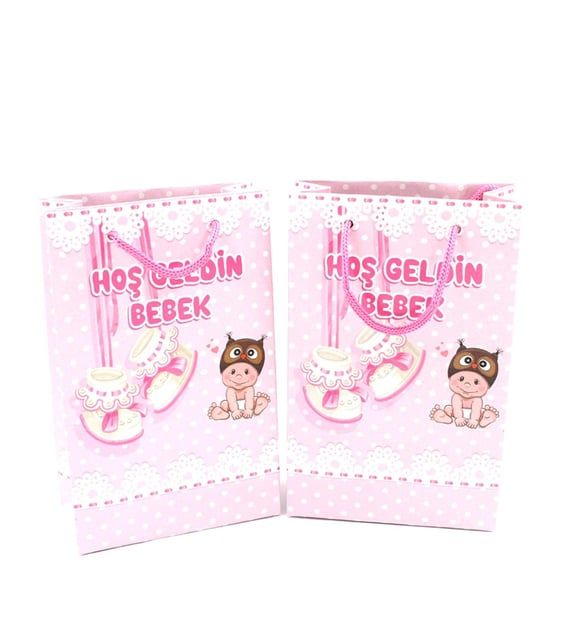 17*25 Pembe Hoş Geldin Bebek 25'li Çanta
