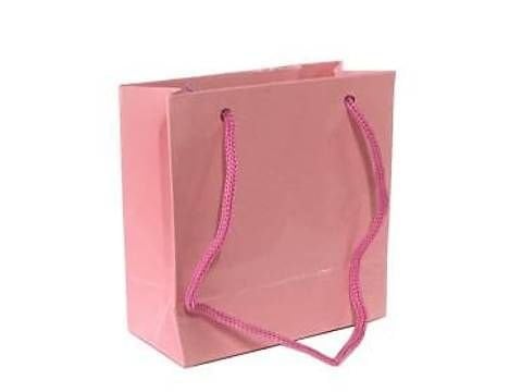 11*11 Düz Pembe Çanta 50'li