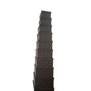 Gold Altıgen Desenli Siyah Dikdörtgen 10'lu Kutu DKKT-10