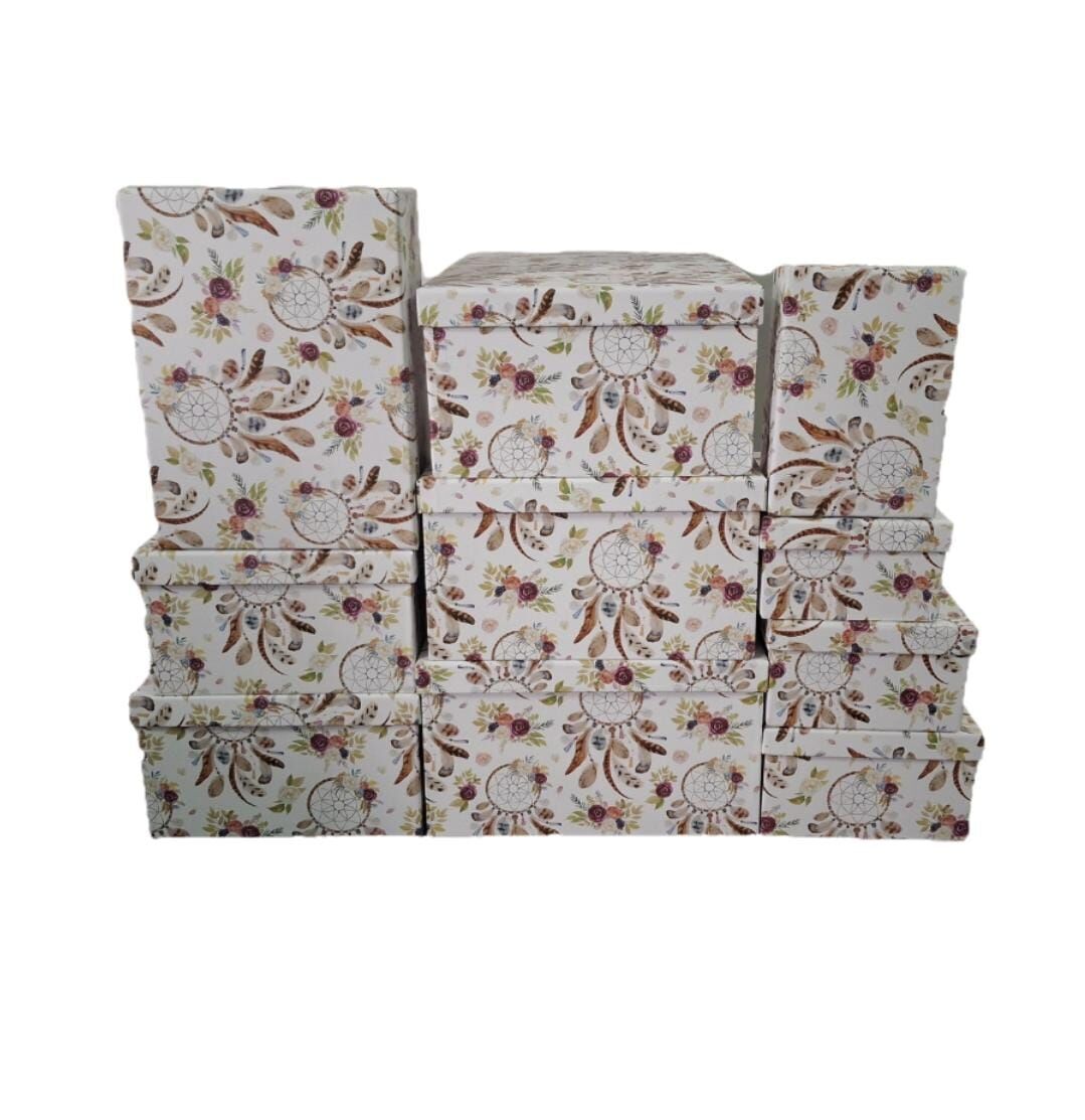 Renkli Düş Kapanı Dikdörtgen 10'lu Kutu DKKT-013