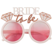 Gözlük Bride To Be Makaron Pembe