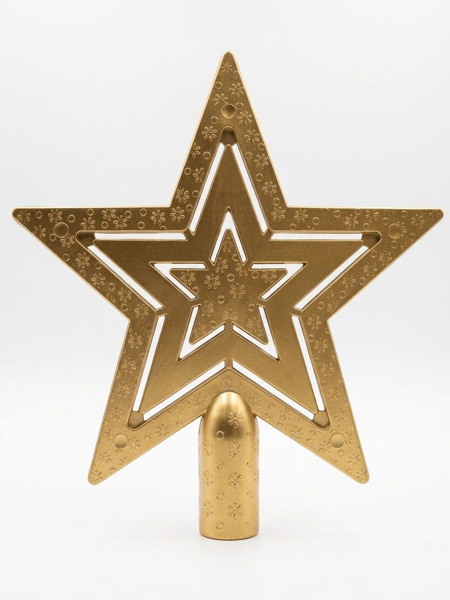 Yılbaşı Ağaç Tepeliği Gold Hla5 18 cm