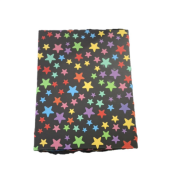 Siyah Renkli Yıldız Desenli Dikdörtgen 10'lu Kutu DKKT-017