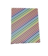 Renkli Çizgili Didörtgen 10'lu Kutu DKKT-24