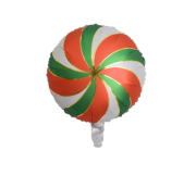 Renkli Şeker Kırmızı Yeşil Folyo Balon 18'' 4806