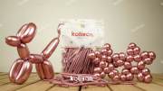 SOSİS BALON MİRROR PEMBE 50 Lİ