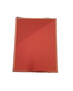 Kırmızı Gold Detaylı Kalp Baskılı Dikdörtgen 10'lu Kutu  DKKT-33