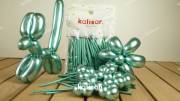 SOSİS BALON MİRROR YEŞİL 50 Lİ