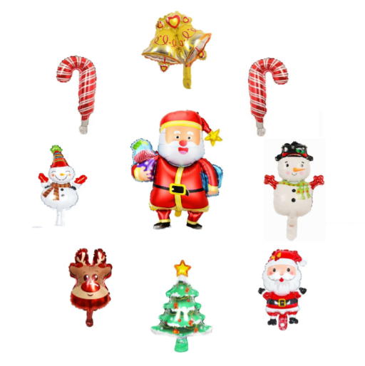 Noel 9'lu Set Folyo Balon 16'' 4899