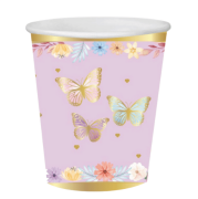 Karton Bardak Kelebek 8 Parça